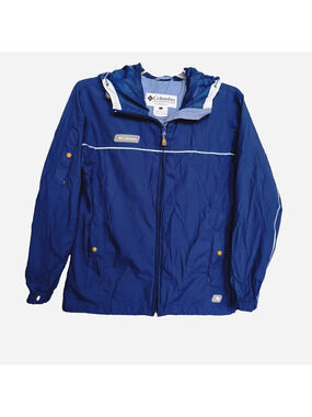 Columbia Women's Hooded Rain Jacket ~ Size L